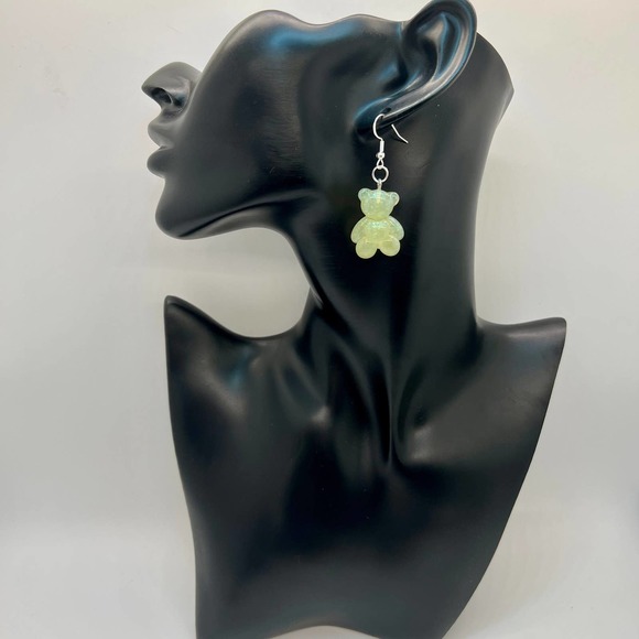 Gummy Bear Earrings - Baby Shower Earrings - Gender Reveal Earrings - Teddy Bear - Picture 10 of 10